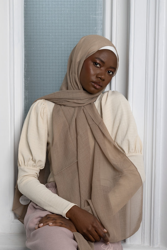 Soft Woven Modal - Taupe Nude