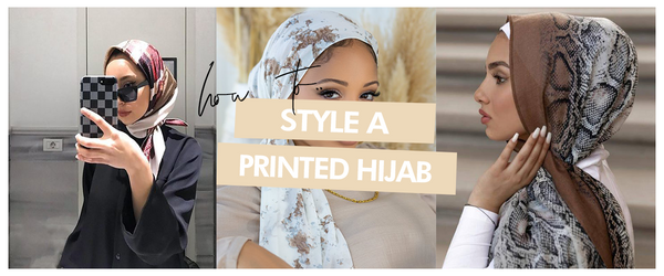 How to Style a Printed Hijab