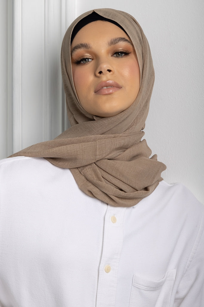 Soft Woven Modal - Taupe Nude